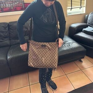 Gucci Coated Monogram Crossbody Handbag